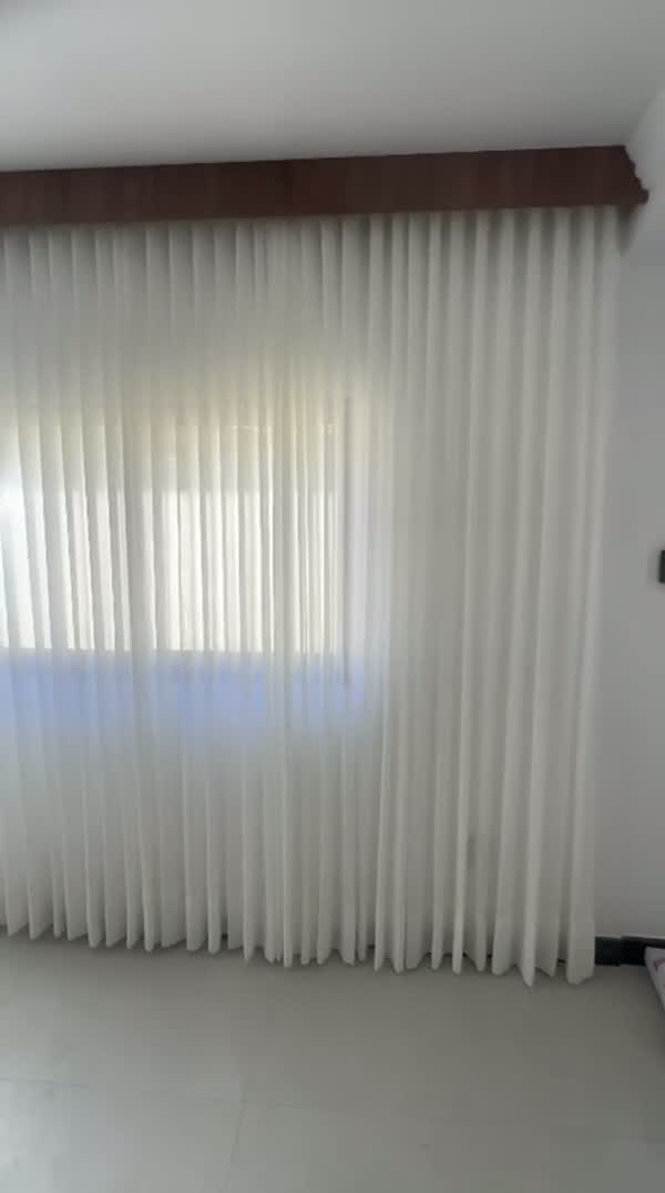 Cortina wave sob medida em quarto